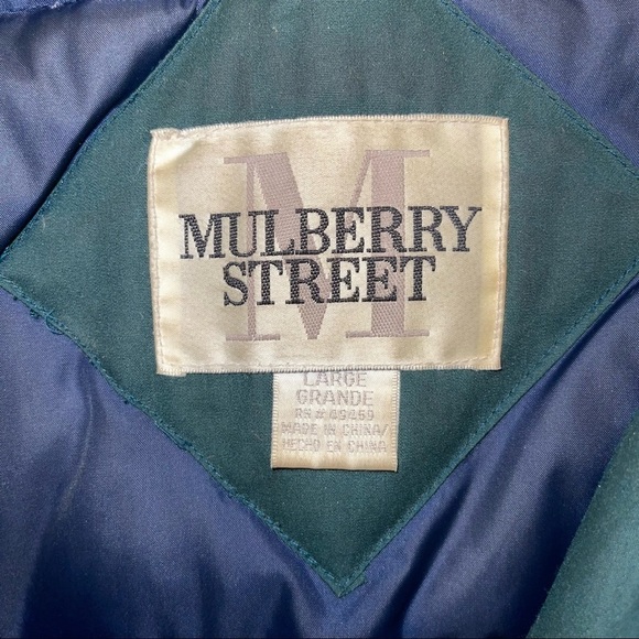 Vintage Mulberry Street Men Down Jacket Size L - Picture 5 of 6